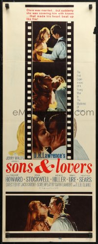 7b1513 SONS & LOVERS insert 1960 from D.H. Lawrence's novel, Dean Stockwell & sexy Mary Ure!