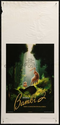 7b0636 BAMBI II Italian locandina 2006 Walt Disney, cute cartoon images from this sequel!