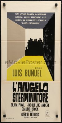 7b0687 EXTERMINATING ANGEL Italian locandina 1968 Luis Bunuel's El angel exterminador, Silvia Pinal!