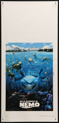 7b0691 FINDING NEMO Italian locandina 2003 best Disney & Pixar animated fish movie, cartoon images!