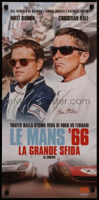 7b0698 FORD V FERRARI teaser Italian locandina 2019 Matt Damon, Bale, different, Le Mans '66!