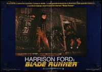 7b1046 BLADE RUNNER Italian 18x26 pbusta 1982 Harrison Ford, replicant Rutger Hauer, Ridley Scott!