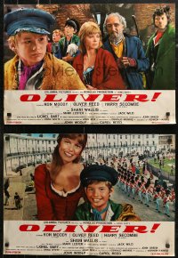 7b0896 OLIVER group of 12 Italian 18x26 pbustas 1968 Charles Dickens, Mark Lester, Shani Wallis!