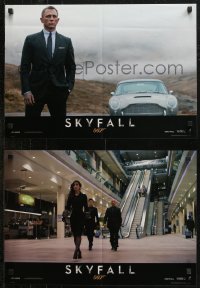 7b1000 SKYFALL group of 6 Italian 16x23 pbustas 2012 Daniel Craig is James Bond, Javier Bardem!