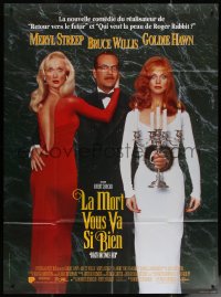 7c0960 DEATH BECOMES HER French 1p 1992 Meryl Streep, Bruce Willis, Goldie Hawn, Robert Zemeckis