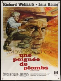 7c0961 DEATH OF A GUNFIGHTER French 1p 1969 different art of Richard Widmark by Rene Ferracci!