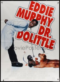 7c0977 DOCTOR DOLITTLE French 1p 1998 great image of Eddie Murphy talking animals!