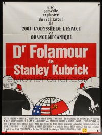 7c0986 DR. STRANGELOVE French 1p R1970s Stanley Kubrick classic, Peter Sellers, great artwork!