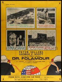 7c0985 DR. STRANGELOVE French 1p 1964 Stanley Kubrick, different inset images, rare first release!