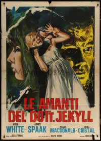 7c0107 DR. ORLOFF'S MONSTER Italian 1p 1965 Jess Franco's The Mistresses of Dr. Jekyll, rare!