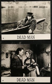 7d0156 DEAD MAN 6 French LCs 1996 great image of Johnny Depp pointing gun, Jim Jarmusch's mystic western!