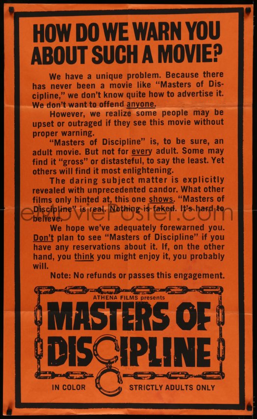 emovieposter-7d1000-masters-of-discipline-1sh-1975-how-do-we-warn