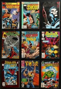 7f0136 LOT OF 9 MARVEL COMIC BOOKS 1980s-1990s Spider-Man, Thor, Punisher & Hulk!