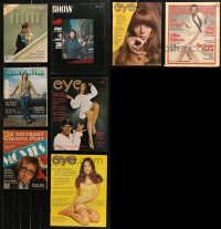 7f0355 LOT OF 8 MAGAZINES 1960s-1990s filled with great images & articles on movies & more!