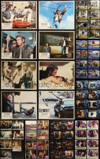 7f0267 LOT OF 71 LOBBY CARDS 1960s-2000s mostly complete sets from a variety of different movies!