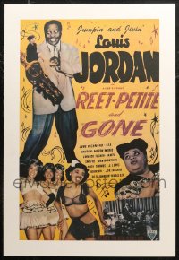 7f0674 LOT OF 7 UNFOLDED REET, PETITE & GONE 21.5X32 COMMERCIAL POSTERS 1990s Louis Jordan!