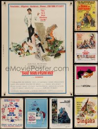 7f0542 LOT OF 8 1960S 30X40S 1960s great images from a variety of different movies!