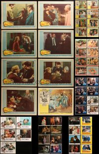 7f0263 LOT OF 77 LOBBY CARDS 1950s-1990s incomplete sets from a variety of different movies!