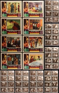 7f0262 LOT OF 80 SPANISH LANGUAGE LOBBY CARDS 1950s-1980s complete sets from a variety of movies!