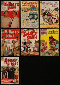 7f0139 LOT OF 7 COMIC BOOKS 1940s-1970s McHale's Navy, Hogan's Heroes, Katzenjammer Kids & more!