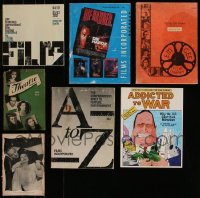 7f0381 LOT OF 7 SOFTCOVER BOOKS 1940s-2010s a variety of different subjects, mostly film related!