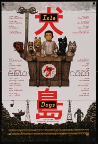 7g0978 ISLE OF DOGS DS 1sh 2018 Bryan Cranston, Edward Norton, Bill Murray, wild, wacky image!