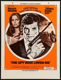 7h0511 SPY WHO LOVED ME 10x13 Swiss mobile 1977 Roger Moore as James Bond, sexy Barbara Bach