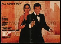 7h0508 SPY WHO LOVED ME 10x15 Japanese promo booklet 1977 all about Roger Moore as James Bond!