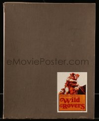 7h1092 WILD ROVERS boxed promo brochure 1971 William Holden, Ryan O'Neal, Karl Malden, Blake Edwards