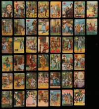 7h0542 WIZARD OF OZ English playing card game 1940 contains 44 full-color scenes from the movie!