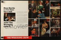 7h0335 WRECKING CREW exhibitor brochure 1969 Dean Martin as Matt Helm, Elke Sommer, Sharon Tate!