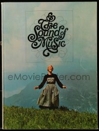 7h1160 SOUND OF MUSIC 52pg souvenir program book 1965 Julie Andrews, Robert Wise musical classic!