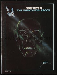 7h1165 STAR TREK III souvenir program book 1984 The Search for Spock, art of Nimoy by Gerard Huerta!