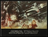 7h1167 STAR WARS later continuous first release printing souvenir program book 1977 George Lucas!