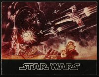 7h1166 STAR WARS first printing souvenir program book 1977 many images from George Lucas classic!