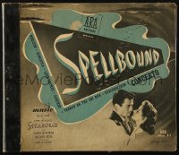 7h0802 SPELLBOUND 78 RPM soundtrack record album 1945 music from the Alfred Hitchcock thriller!