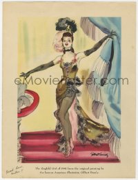 7h0831 ZIEGFELD GIRL trade ad 1941 pin-up art sexy Judy Garland from a painting by Gilbert Bundy!