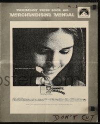 7h1242 GOODBYE COLUMBUS pressbook 1969 Richard Benjamin, beautiful Ali MacGraw is a virgin!