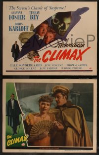 7k0409 CLIMAX 8 LCs 1944 Boris Karloff, Turhan Bey, screen's classic of suspense, complete set!