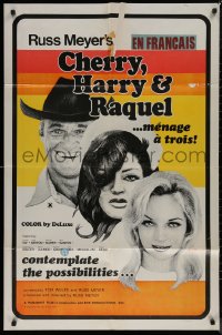 7p0470 CHERRY, HARRY & RAQUEL 1sh 1969 Russ Meyer, consider the menage a trois possibilities!