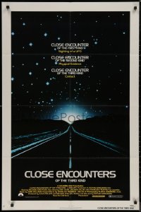 7p0480 CLOSE ENCOUNTERS OF THE THIRD KIND 1sh 1977 Steven Spielberg sci-fi classic, Dreyfuss!