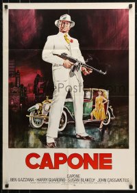 7p0110 CAPONE German 1975 gangster legend Ben Gazzara w/sexy Susan Blakely!