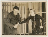 7r0197 FORGOTTEN FACES 8x10.25 still 1928 crazed Olga Baclanova grabbing prisoner Clive Brook!