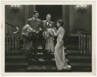 7r0203 FREE SOUL 8x10.25 still 1931 young Clark Gable, Lionel Barrymore & sexy Norma Shearer!