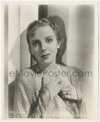 7r0207 GAY DESPERADO 8x9.75 still 1936 close portrait of pretty Ida Lupino clutching her chest!