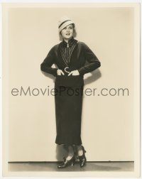 7r0214 GLORIA STUART deluxe 8x10 still 1930s full-length portrait modeling a new fashion by Freulich!