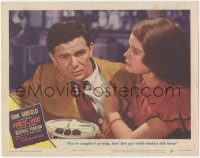 7r1082 FORCE OF EVIL LC #5 1948 Beatrice Pearson tells John Garfield he's caught in a trap!