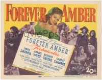 7r0689 FOREVER AMBER TC 1947 sexy Linda Darnell, Cornel Wilde, directed by Otto Preminger!