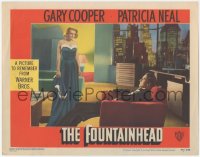 7r1084 FOUNTAINHEAD LC #6 1949 Patricia Neal learns Gary Cooper's true identity after he rapes her!