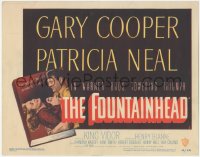 7r0690 FOUNTAINHEAD TC 1949 Gary Cooper takes Patricia Neal in Ayn Rand's Objectivist classic!